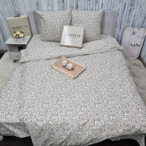 Простирадло BonaVita бавовна 150х220 Завиток (ST32-0253 cream) ST32-0253 cream фото