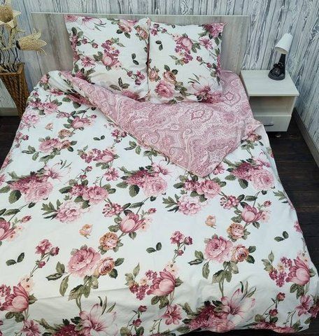 Постільна білизна BonaVita сімейна бавовна Троянда (361-0003 ab) 361-0003 a+b фото