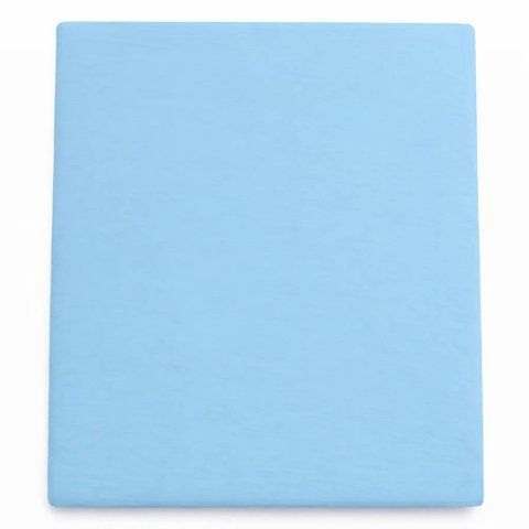 Простирадло на резинці BonaVita 160х200 бавовна Блакитний однотонний (SE34-0484 blue ) SE34-0484 blue фото