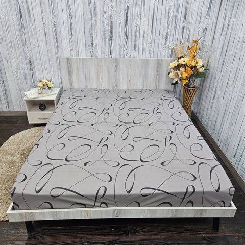 Простирадло BonaVita бавовна 150х220 Петля (ST32-0339 grey) ST32-0339 grey фото