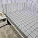 Простирадло BonaVita бавовна 200х220 Клітинка (ST33-0427 grey) ST33-0427 grey фото 1