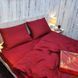 Постільна білизна BonaVita півтораспальна страйп сатин бордо (631-0098 burgundy) 631-0098 burgundy фото 2