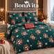 Постільна білизна BonaVita фланель півтораспальна Ведмедик (F3-4692 green) F3-4692 green фото 1
