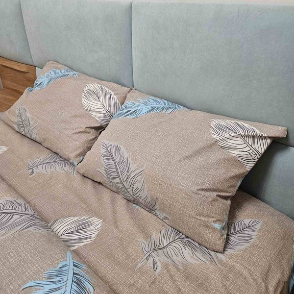 Постільна білизна BonaVita бавовна Півтораспальна Перо бежеве (331-0316 beige) 331-0316 beige фото