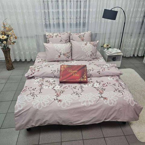 Постільна білизна BonaVita бавовна півтораспальна Квіти (331-0026) 331-0026 фото
