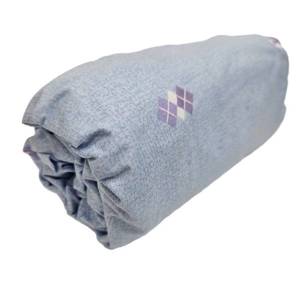 Простирадло на резинці BonaVita 90х200 бавовна Абстракція (SE31-0246 blue ) SE31-0246 blue фото
