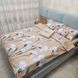 Постільна білизна BonaVita сімейна Ранфорс Іриси (361-0048 beige) 361-0048 beige фото 3