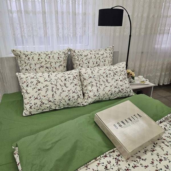 Постільна білизна BonaVita бавовна півтораспальна Квіти (331-0181) 331-0181 фото