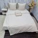 Постільна білизна BonaVita євро бавовна Смужка молочна (0098 cream) 351-0098 cream фото 3