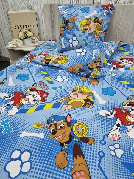 Дитяча постільна білизна півтораспальна BonaVita бавовна Щенячий патруль (324-0532) 324-0532 фото