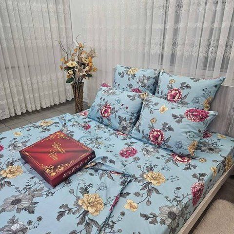 Постільна білизна BonaVita бавовна півтораспальна Квіти (331-0013) 331-0013 фото
