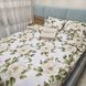 Постільна білизна BonaVita двоспальна з простирадлом на резинці 160х200 бавовна Квіти (3419-0079) 3419-0079 фото 1