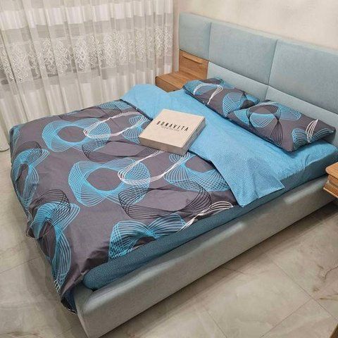 Постільна білизна BonaVita бавовна півтораспальна Абстракція (331-0010 ab) 331-0010 a+b фото