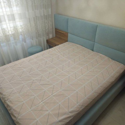 Простирадло на резинці BonaVita 200х200 бавовна Абстракція (SE36-0722 cream) SE36-0722 cream фото