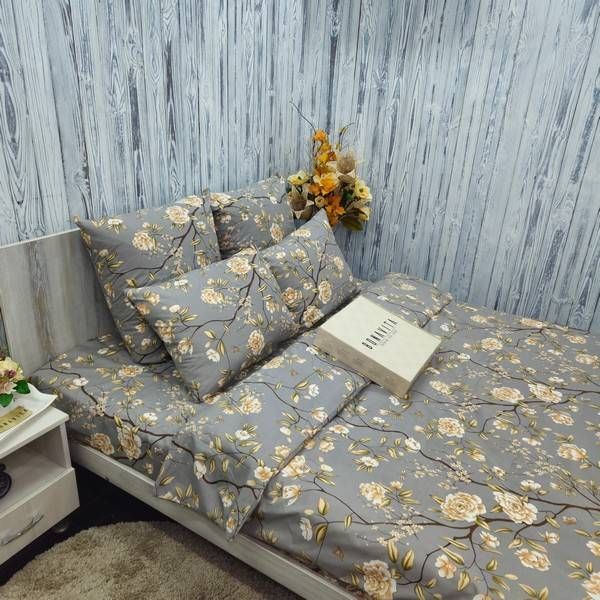 Постільна білизна BonaVita бавовна півтораспальна Квіти (331-0763) 331-0763 фото