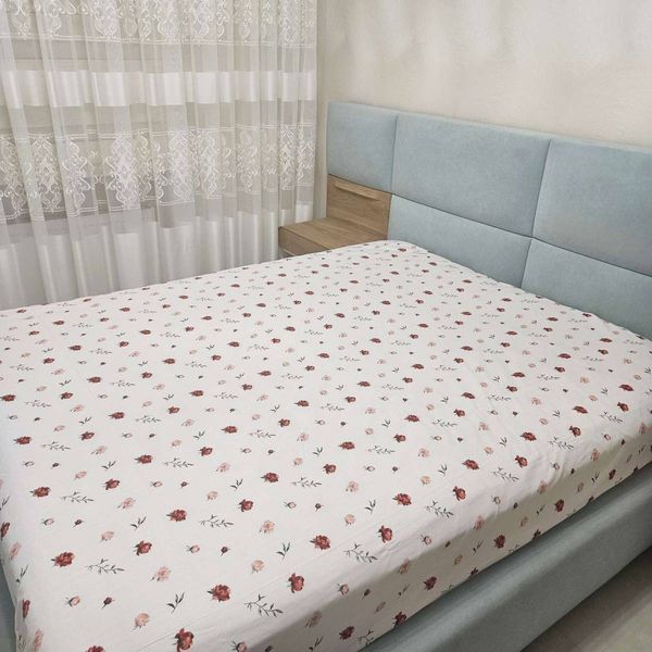 Простирадло на резинці BonaVita 160х200 бавовна Квіти (SE34-0860 ) SE34-0860 фото