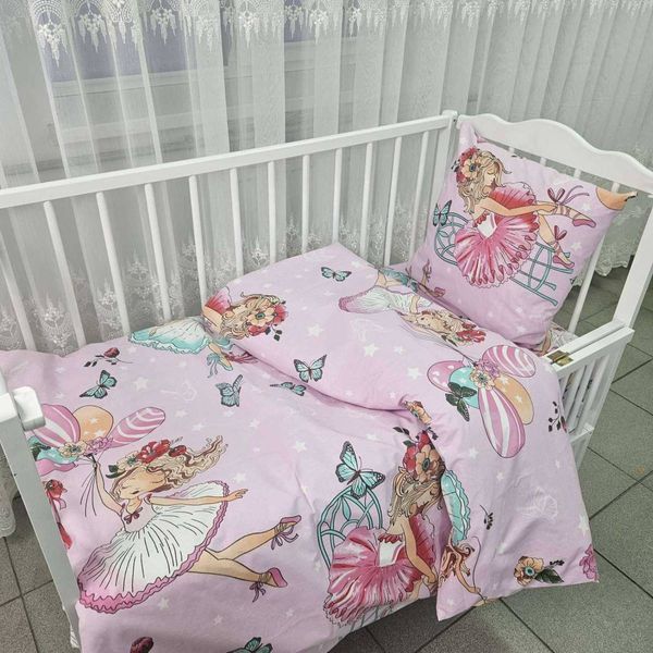 Дитячий постільний набір в ліжечко BonaVita бавовна Принцеса (316-0900 pink) 316-0900 pink фото