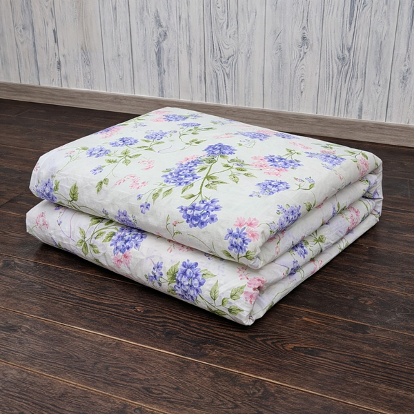 Простирадло BonaVita бавовна 200x220 Квіти (ST33-0824 white) ST33-0824 white фото