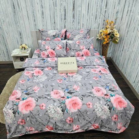 Простирадло BonaVita бавовна 240х220 Квіти (ST34-0758) ST34-0758 фото