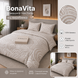 Постільна білизна BonaVita Ранфорс Євро Хвилька (351-0046 beige) 351-0046 beige фото 1