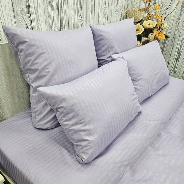 Постільна білизна BonaVita сімейна мікросатин смужка Лілова (761-0098 lilac) 761-0098 lilac фото