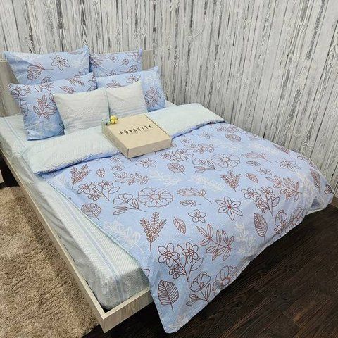 Постільна білизна BonaVita сімейна бавовна Квіти (361-0254 ab) 361-0254 a+b фото