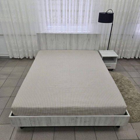 Простирадло на резинці BonaVita 140х200 бавовна Смужка бежева (SE33-0051 beige ) SE33-0051 beige фото