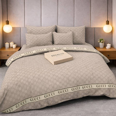 Простирадло BonaVita бавовна 240х220 (ST34-0813 beige) ST34-0813 beige фото