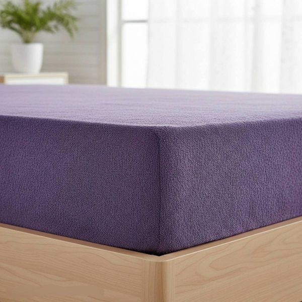 Простирадло на резинці BonaVita 160х200 махрове Фіолетове (T-124 purple ) T-124 purple фото