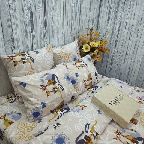 Постільна білизна BonaVita двоспальна бавовна Коти (341-0770) 341-0770 фото