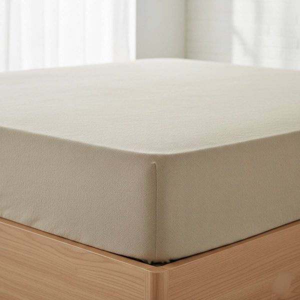 Простирадло на резинці BonaVita 180х200 махрове Бежеве (T-125 beige ) T-125 beige фото