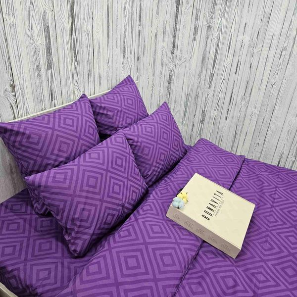Комплект постільної білизни BonaVita півтораспальний бязь голд люкс 331-0260 purple фото