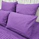 Постільна білизна BonaVita двоспальна мікросатин смужка Фіолетова (741-0098 purple) 741-0098 purple фото 2