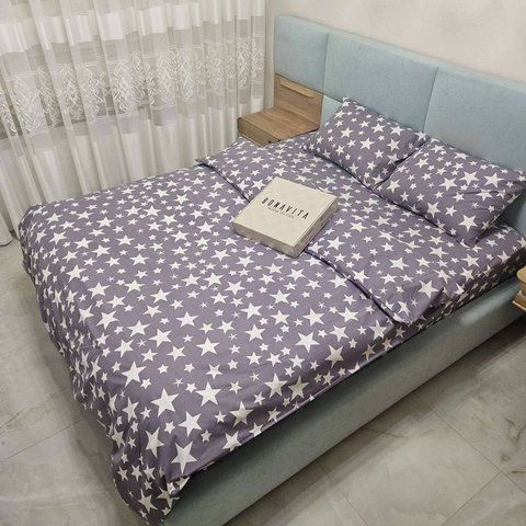 Простирадло BonaVita бавовна 150х220 Зірки ( ST32-0828 ) ST32-0828 фото