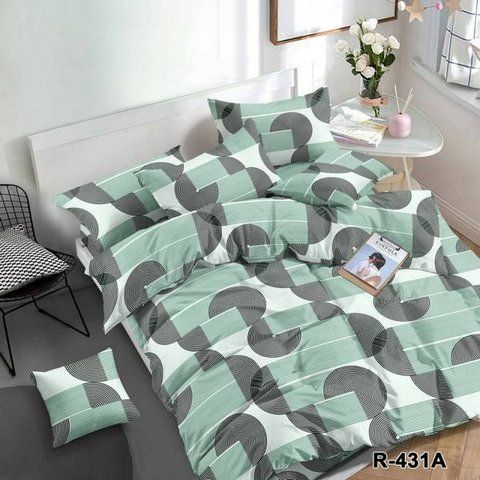 Простирадло BonaVita бавовна 240х220 Абстракція ( ST34-0829 ) ST34-0829 фото