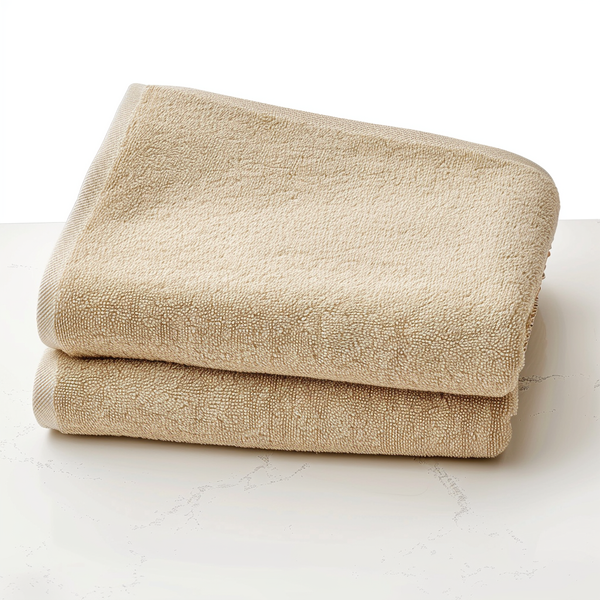 Рушник махровий для обличчя 50х90 бежевий T5-9-beige фото