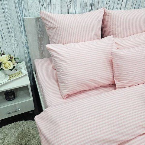 Набір наволочок BonaVita 2 шт. 40х60 страйп сатин Рожева смужка (PE630-0098 pink) PE630-0098 pink фото