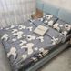 Простирадло BonaVita бавовна 150x220 Іриси (ST32-0048 grey) ST32-0048 grey фото 1