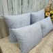 Постільна білизна BonaVita євро бавовна Квіти (0767 bluebeige) 351-0767 blue+beige фото 7