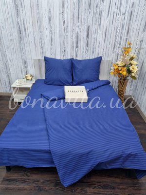 Комплект постільної білизни BonaVita двоспальний бязь голд люкс 341-0098 royal blue фото