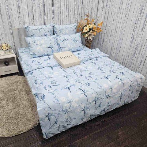 Постільна білизна BonaVita євро бавовна Квіти (0733 lilac) 351-0733 lilac фото