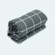 Простирадло на резинці BonaVita 140х200 бавовна Клітинка сіра (SE33-0232 grey ) SE33-0232 grey фото 1