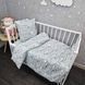Дитячий постільний набір в ліжечко BonaVita бавовна Зірки (316-0002 grey) 316-0002 grey фото 2