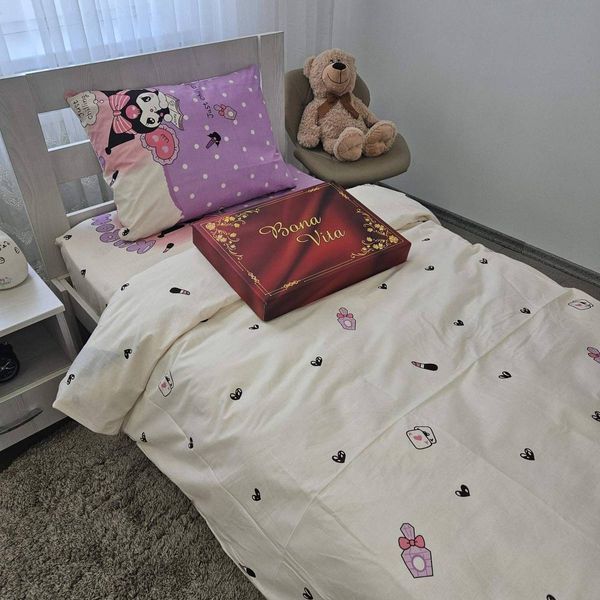 Дитяча постільна білизна півтораспальна BonaVita бавовна Kuromi (324-0907) 324-0907 фото