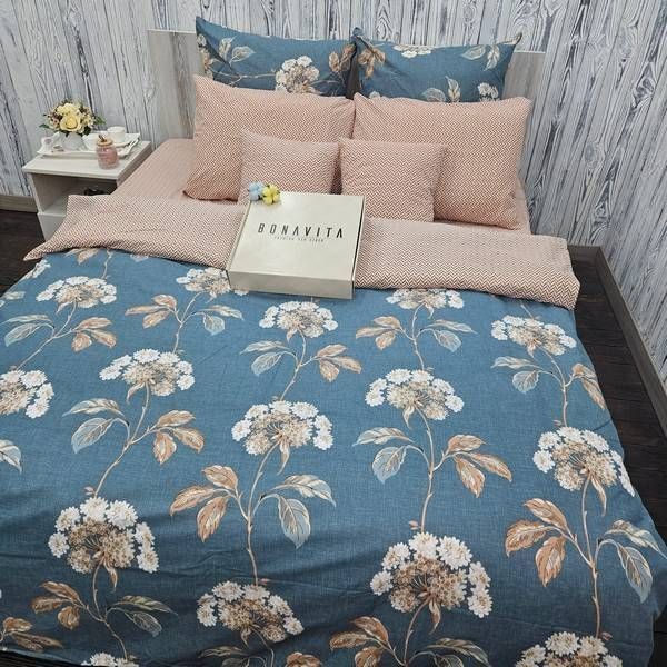 Постільна білизна BonaVita сімейна бавовна Гортензія (361-0425 ab) 361-0425 a+b фото