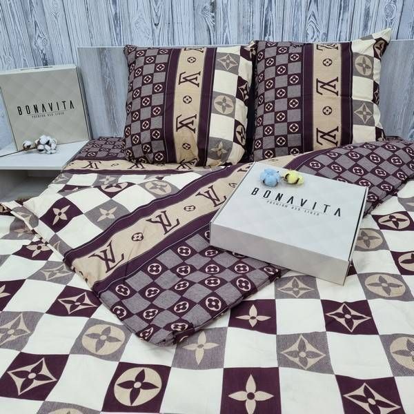 Постільна білизна BonaVita євро бавовна Луї Віттон (351-0233) 351-0233 фото