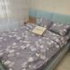Постільна білизна BonaVita бавовна півтораспальна Листочки сірі (331-0059 grey) 331-0059 grey фото 1