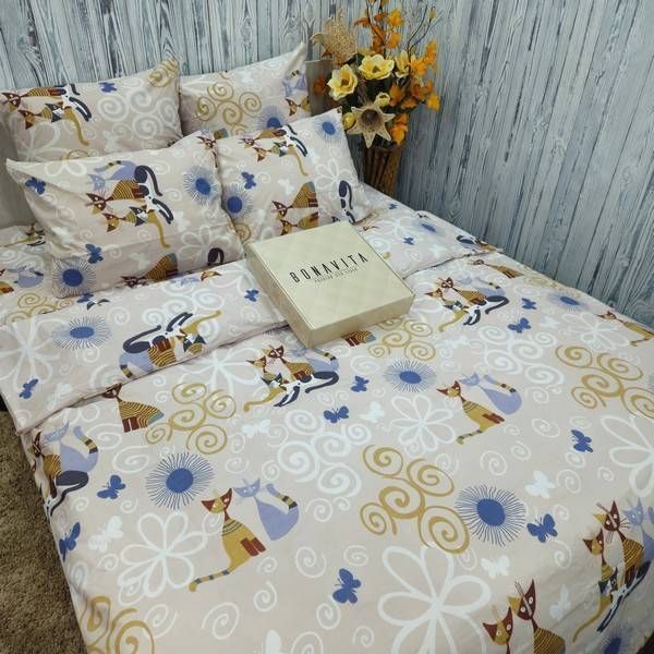 Постільна білизна BonaVita євро бавовна Коти (351-0770) 351-0770 фото