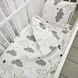 Дитячий постільний набір в ліжечко BonaVita бавовна Хмаринки (316-5417 white) 316-5417 white фото 3