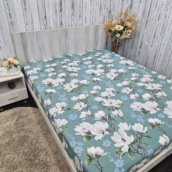 Постільна білизна BonaVita сімейна бавовна Магнолія (361-0848 green) 361-0848 green фото